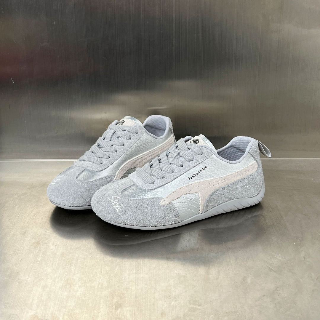 Damen Modische Sneakers mit elegantem Obermaterial und rutschfester Sohle EB