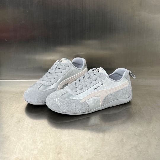 Damen Modische Sneakers mit elegantem Obermaterial und rutschfester Sohle EB