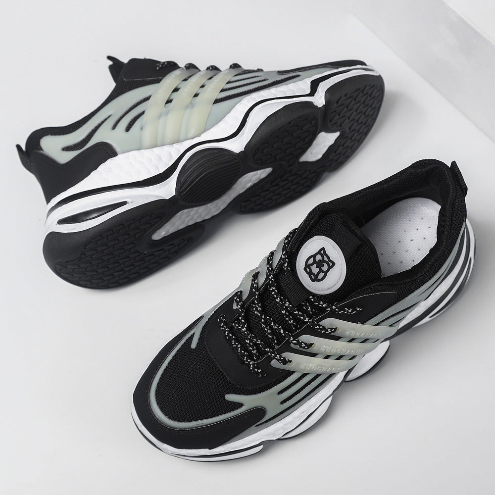 Damen Sportliche Sneakers mit atmungsaktiver Oberflächenstruktur EB