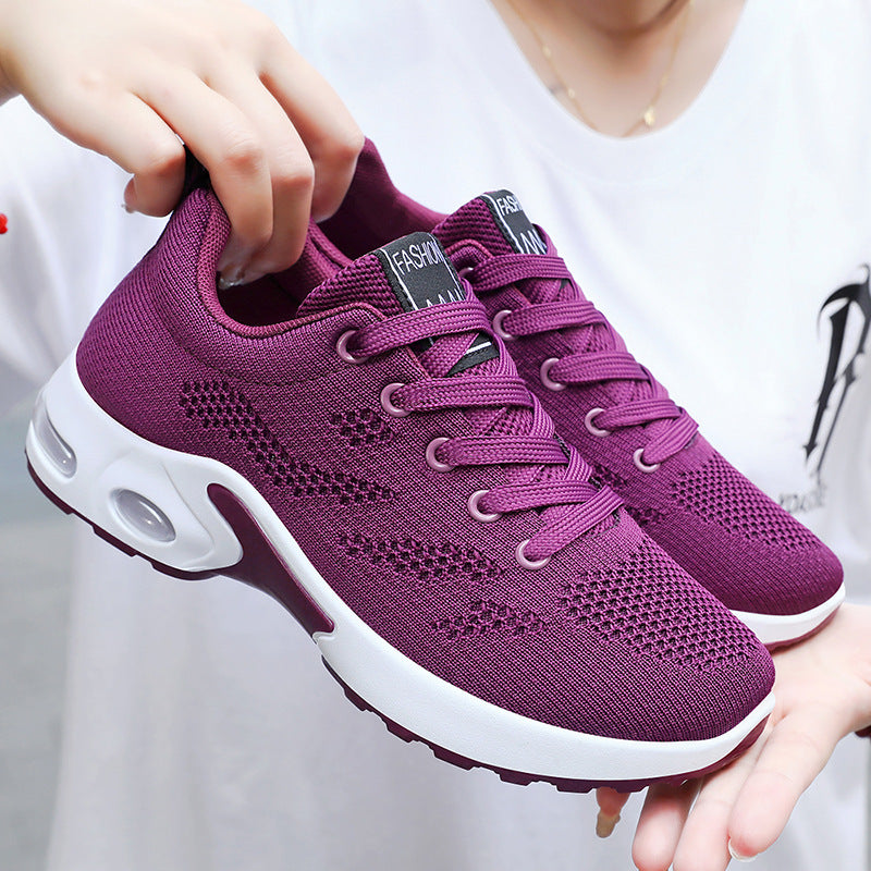 Damen Sportliche Sneaker mit luftiger Mesh-Oberfläche und Dämpfungstechnologie EB
