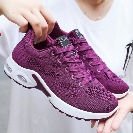 Damen Sportliche Sneaker mit luftiger Mesh-Oberfläche und Dämpfungstechnologie EB