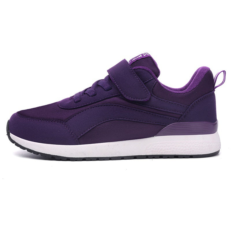 Damen Sportliche Sneakers mit praktischem Klettverschluss und gepolstertem Innenfutter EB