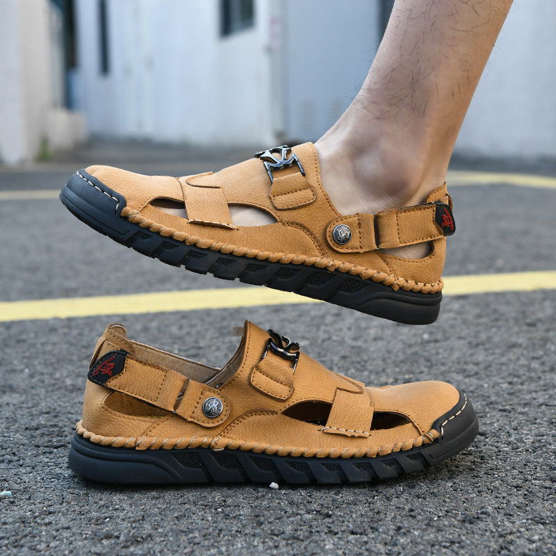 Herren Atmungsaktive Sandalen mit praktischem Klettverschluss EB