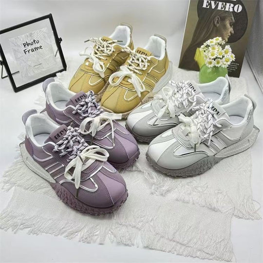 Damen Stylish Sportschuhe mit atmungsaktivem Obermaterial und dämpfender Sohle EB