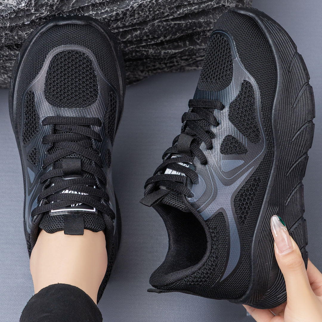 Damen Sportliche Leichtgewicht Laufschuhe mit atmungsaktivem Mesh EB