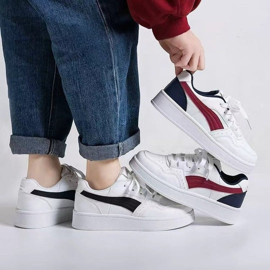 Damen Modische Sneakers mit hoher Plateausohle und sportlichem Design EB