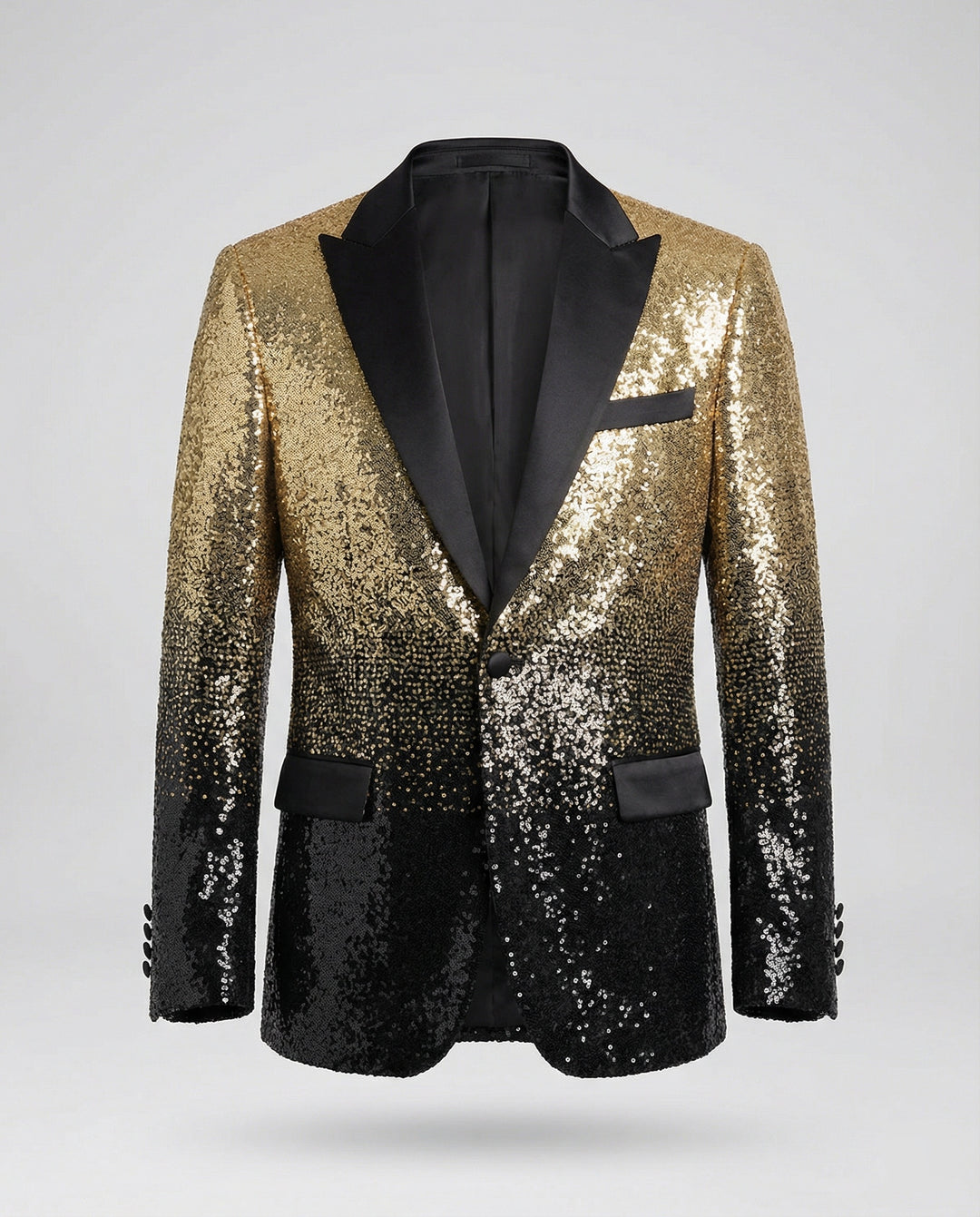 Herren glamouröser Pailletten Blazer EB