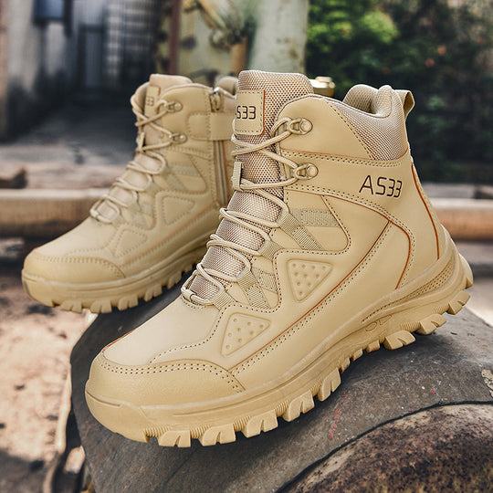 Herren Höhenwanderstiefel mit rutschfester Sohle und wasserdichtem Obermaterial EB