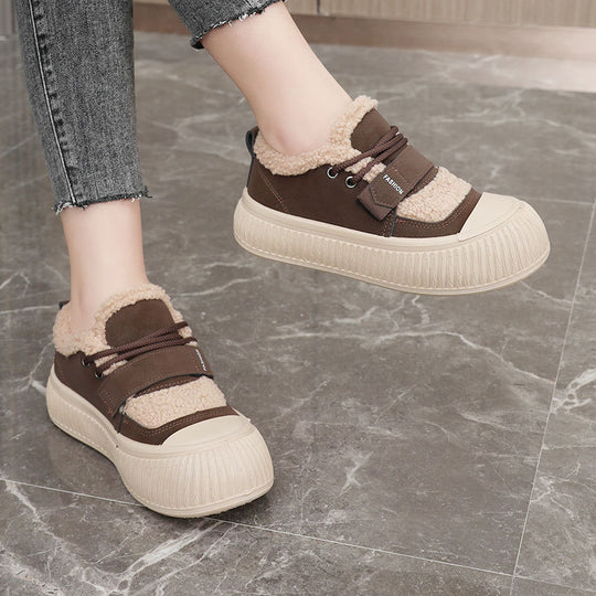 Damen Winterfreizeitschuhe mit kuscheligem Fleece-Innenfutter und rutschfester Sohle EB