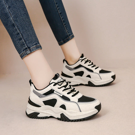 Damen Chunky Sneaker mit dämpfender Sohle und atmungsaktivem Obermaterial EB