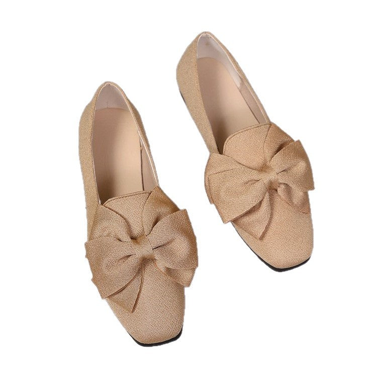 Damen Ballerinas mit modischer Schleifen-Applikation EB