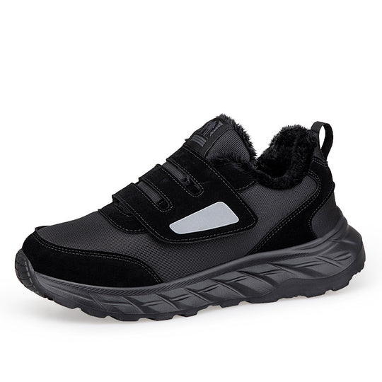 Damen Sportliche Sneakers mit praktischen Klettverschlüssen und wärmendem Innenfutter EB