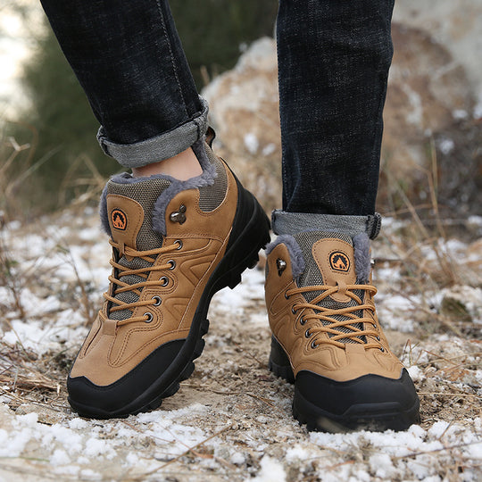 Damen Hochwertige Winterwanderschuhe mit isolierendem Warmfutter und rutschfester Sohle EB