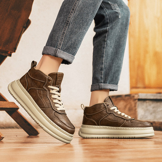 Herren modische high-top Sneakers mit weichem Innenfutter und stabiler Sohle EB