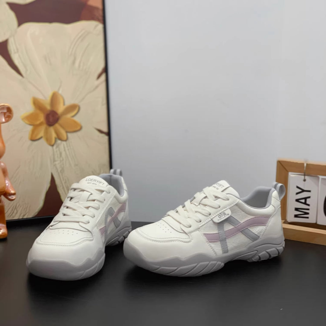 Damen Sportliche Sneakers mit atmungsaktiver Mesh-Oberfläche und rutschfester Sohle EB