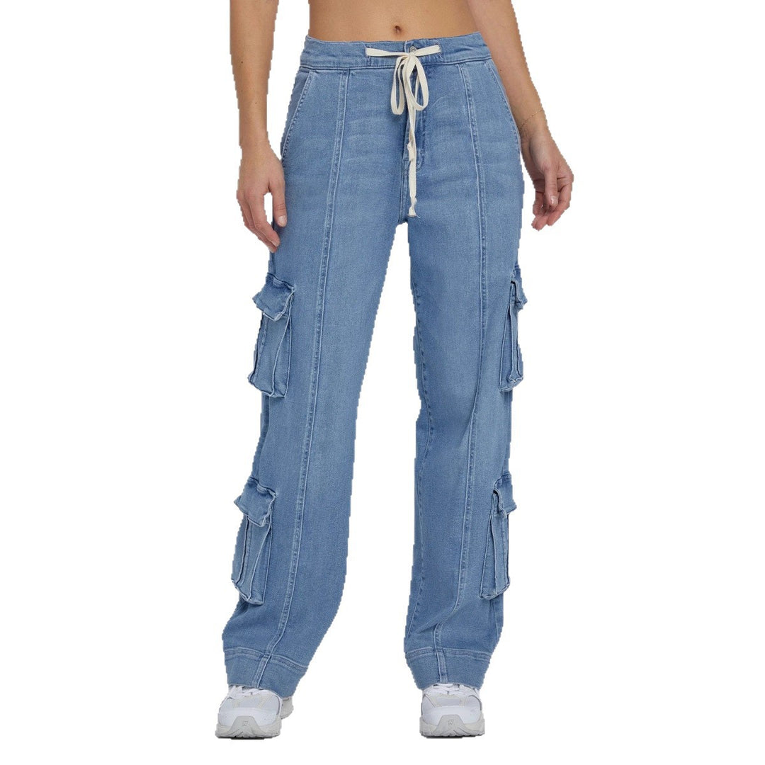 Damen Cargo-Jeans mit lockerer Passform und praktischen Seitentaschen EB