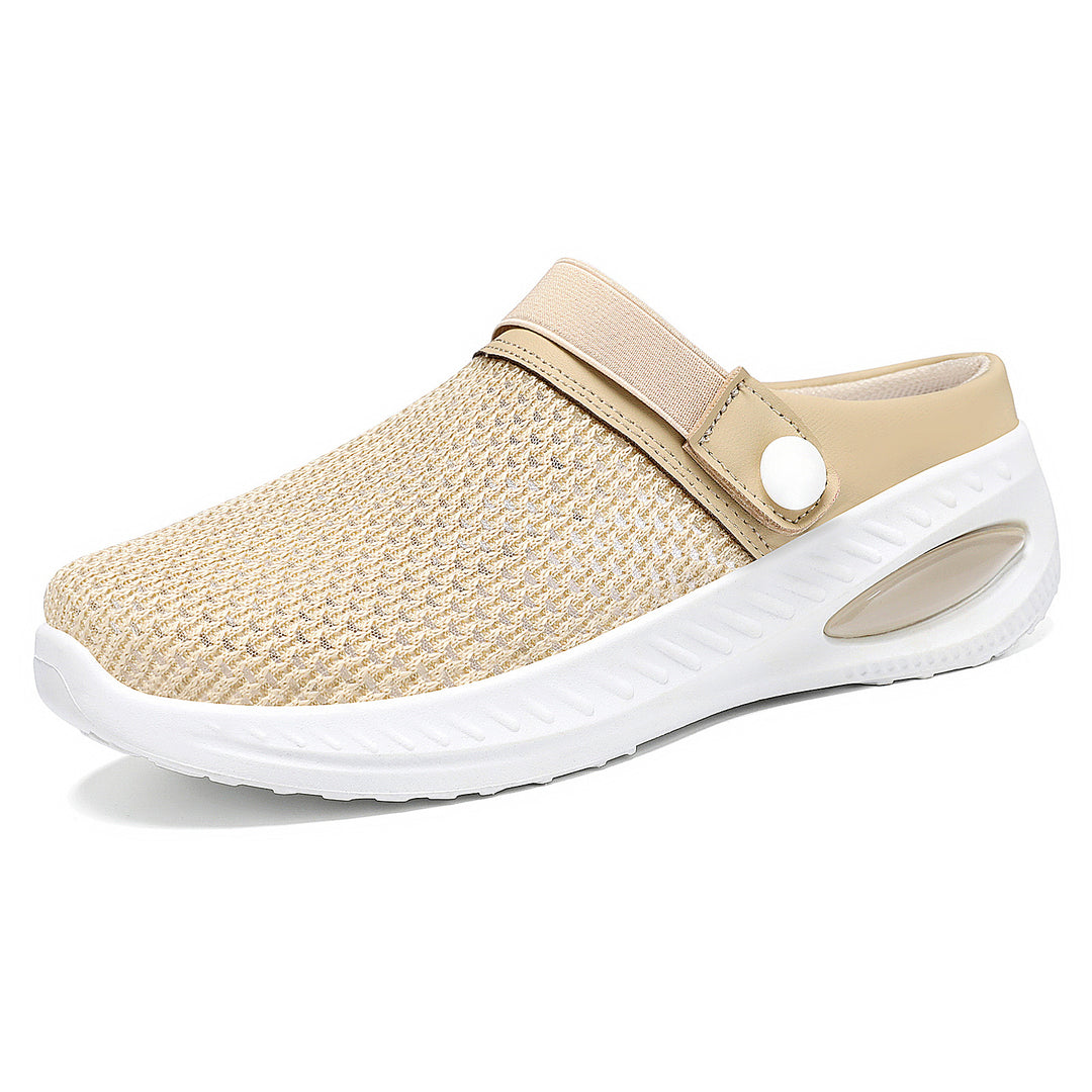 Damen Atmungsaktive Clogs mit elastischem Riemen EB