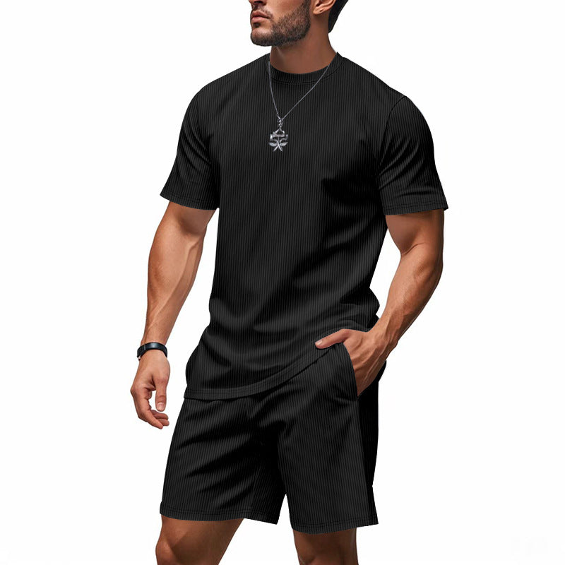 Herren stylishes Freizeit-Set aus atmungsaktivem Material EB