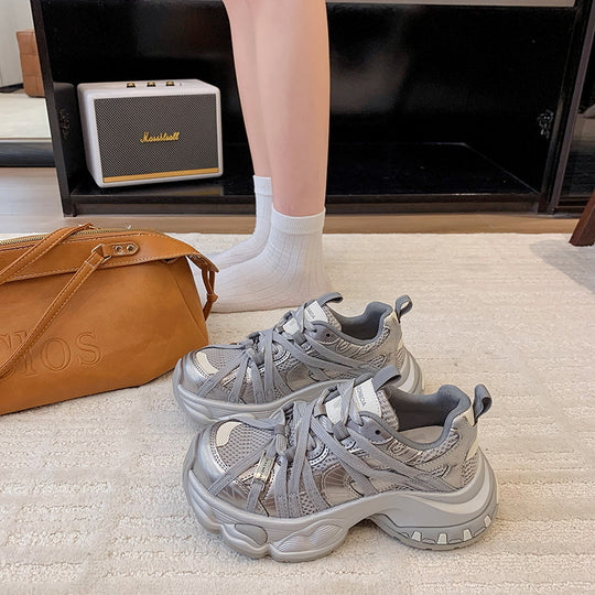 Damen Sportliche Sneaker mit atmungsaktivem Obermaterial und dämpfender Sohle EB