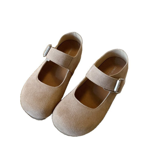 Damen Mary Jane Schuhe mit modischem Riemchen und bequemer Sohle EB