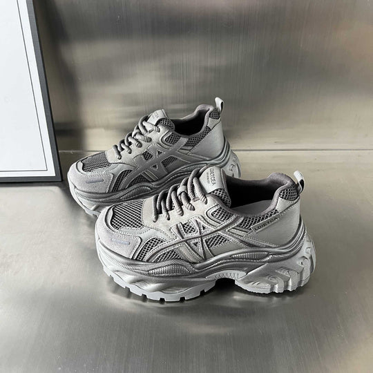 Damen Sportliche Lauf-Schuhe mit verstärkter Sohle und atmungsaktivem Mesh-EB