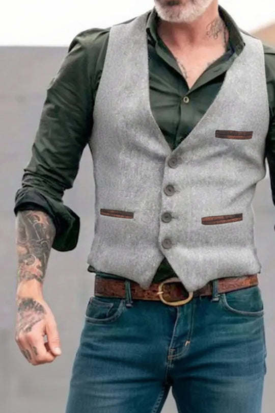 Herren Weste mit Elegante EB