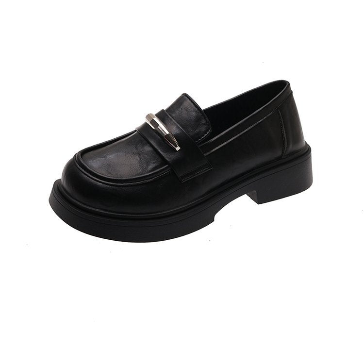 Damen modische Chunky Slipper mit eleganter Schnallenverzierung EB