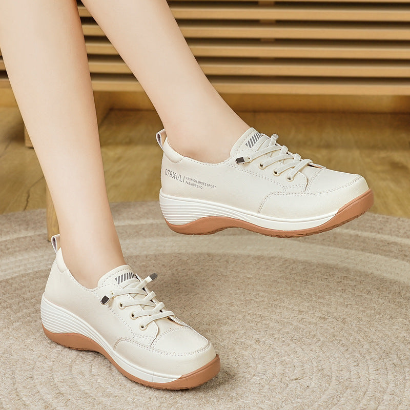 Damen Bequeme Freizeit-Sneaker mit stoßdämpfender Sohle EB