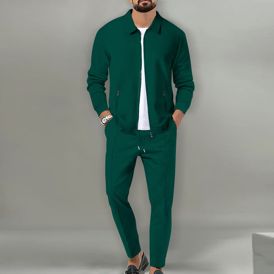 Herren sportliches Komplettset mit eleganter Oberjacke EB