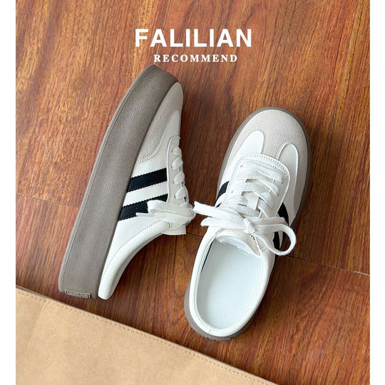 Damen Sportliche Sneakers mit dämpfender Sohle und klassischem Streifendesign EB