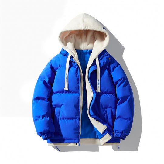 Damen modische Steppjacke mit Kapuze und wendbarem Design EB