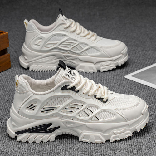 Damen Innovative Laufschuhe mit dämpfender Sohle und atmungsaktivem Mesh-Obermaterial EB