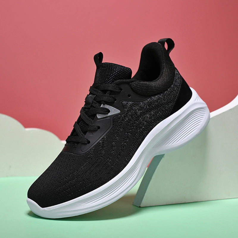 Damen nan leichter Strick-Fit-Sneaker mit nahtlosem Maschenoberteil und ergonomischer Dämpfung EB