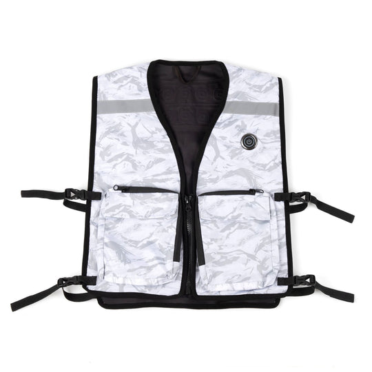 Unisex nan modulare Ventilationsweste mit Einlassöffnungen für Clip‑Lüfter und verstellbarem Schnellverschluss R&B