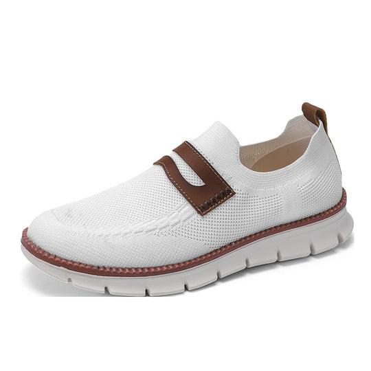 Damen Modische Slip-On Sneaker mit elastischer Oberstruktur EB