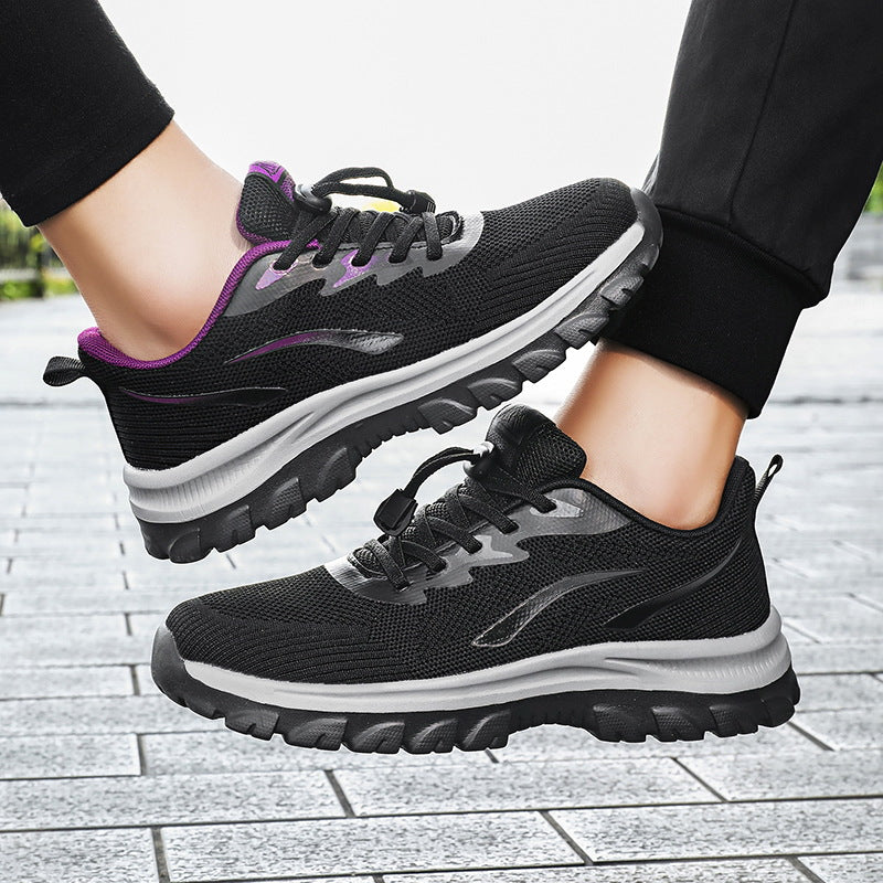 Damen Sportliche Laufschuhe mit flexiblem und atmungsaktivem Mesh-Obermaterial EB