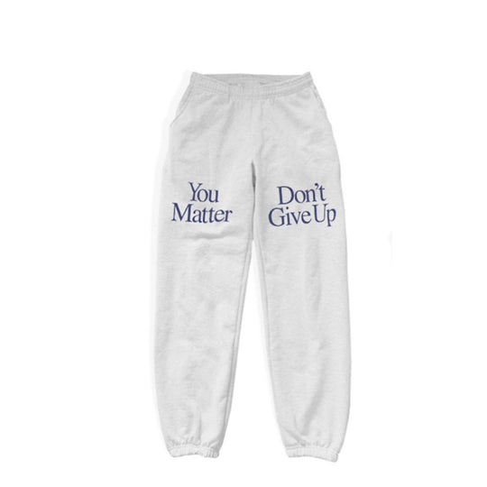 Damen Jogginghose mit motivierendem Schriftzug und elastischem Bund EB
