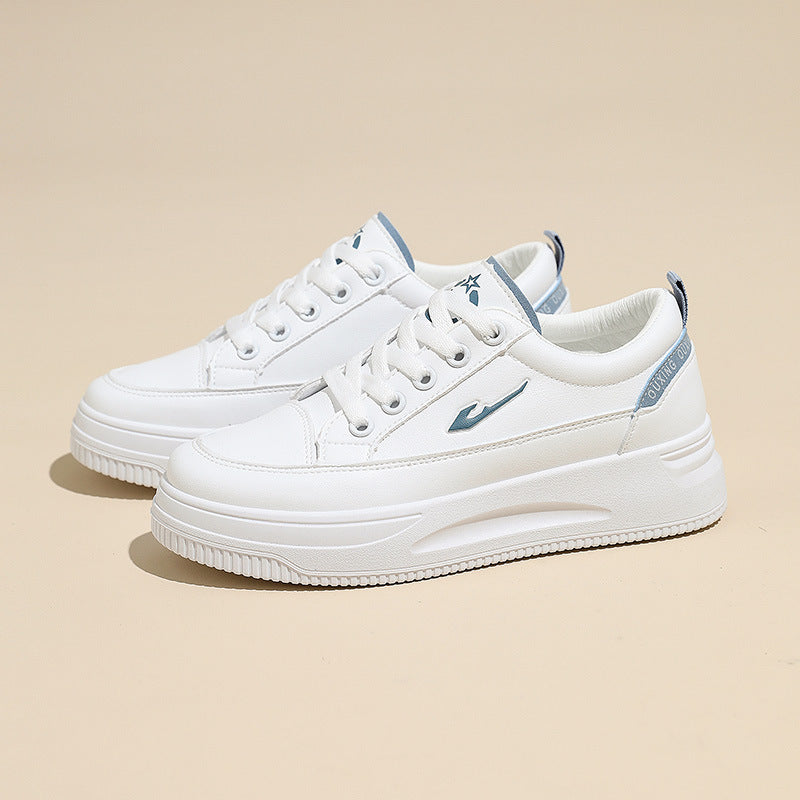 Damen lässige Sneakers mit dämpfendem Fußbett und stylischem Logo EB