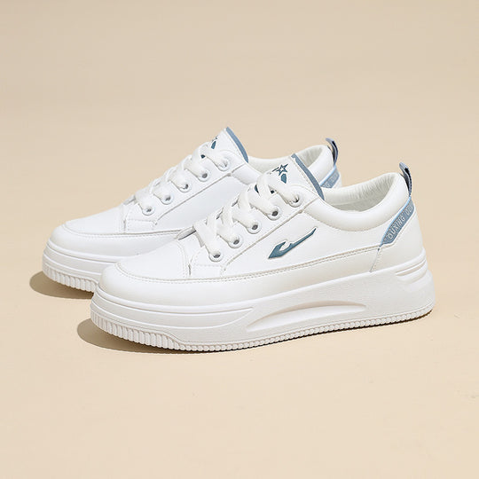 Damen lässige Sneakers mit dämpfendem Fußbett und stylischem Logo EB