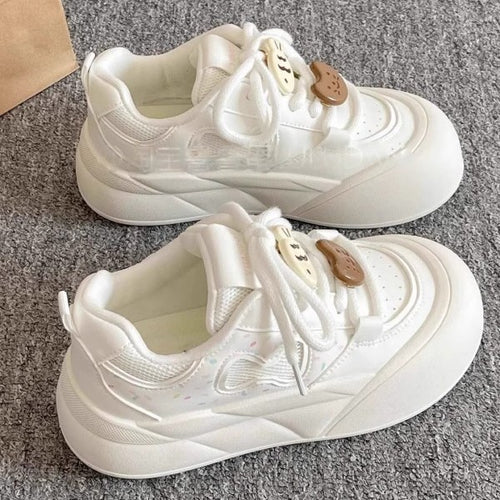 Damen Sneakers mit verspieltem tierischem Dekor und komfortabler Sohle EB