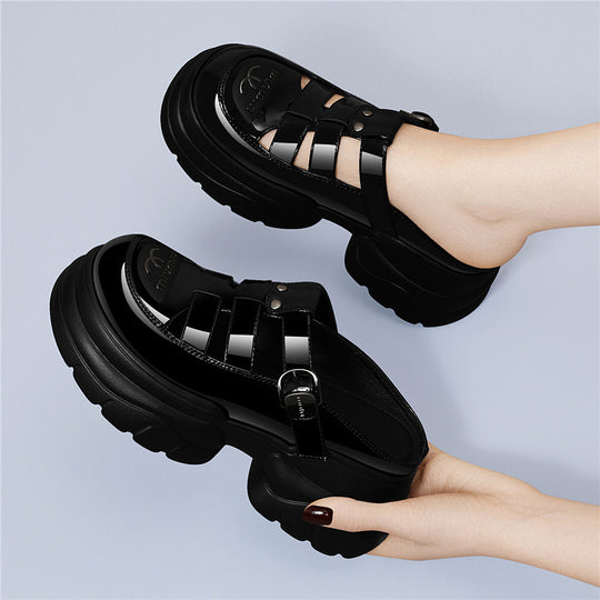 Damen Modische Clogs mit innovativem Dämpfungssystem und verstellbarem Riemen EB