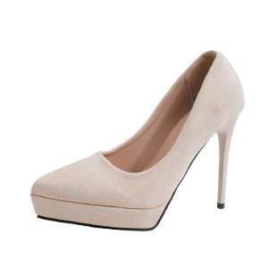 Damen elegante Pumps mit plateauförmiger Sohle EB