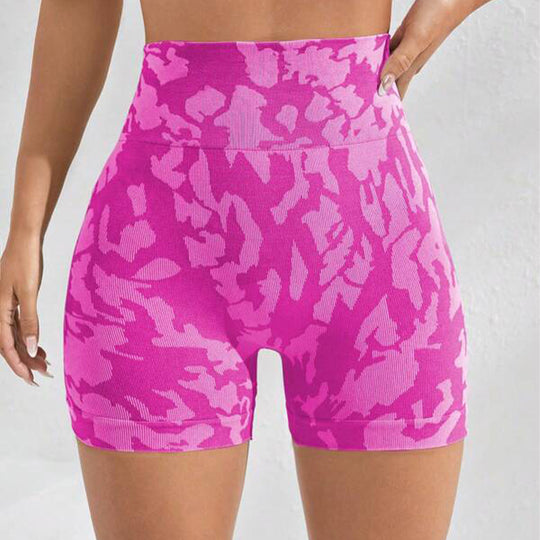 Damen Sportliche Ripp-Shorts mit hohem Bund und optimierter Passform EB
