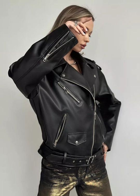 EB | Kunstleder Bikerjacke