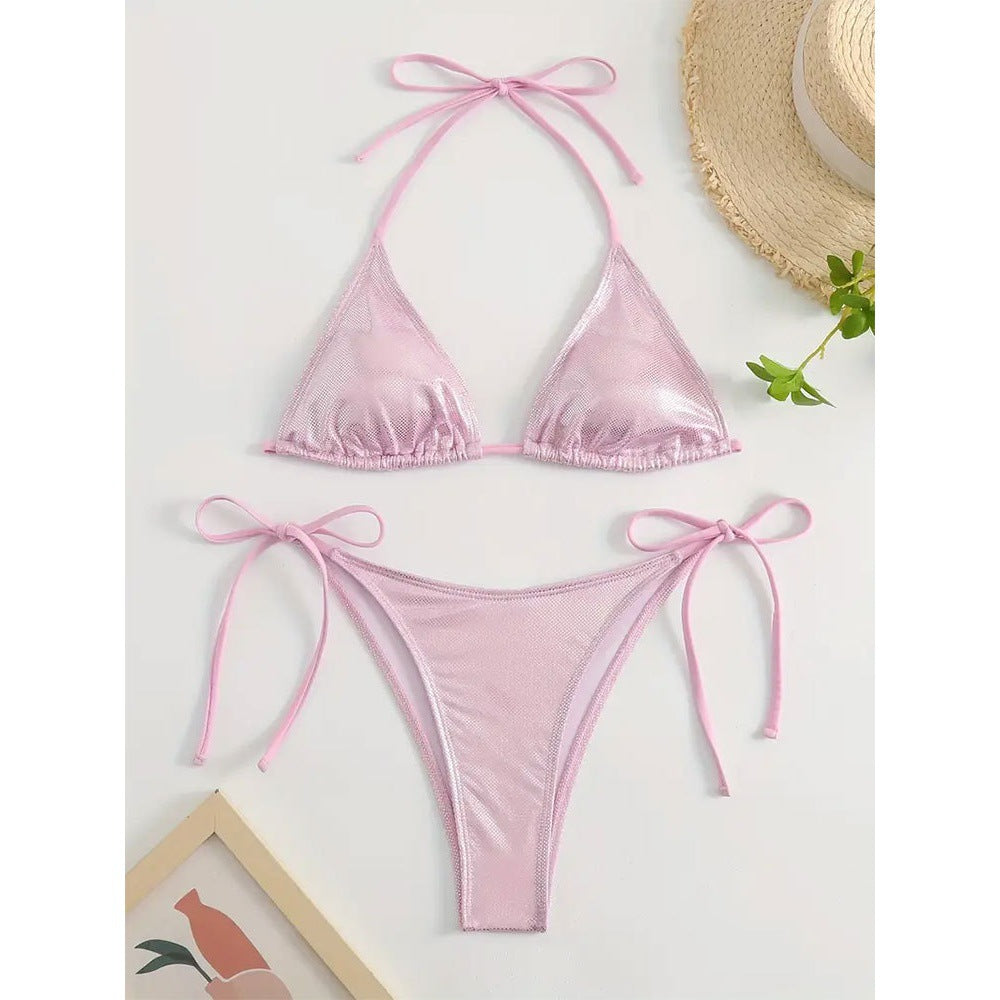 Damen Netz-Bikini-Set mit verstellbarem Design EB