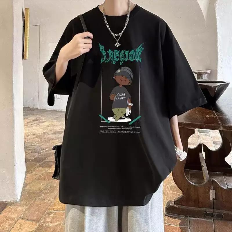 Damen oversized T-Shirt mit grafischem Print und lässigem Schnitt EB