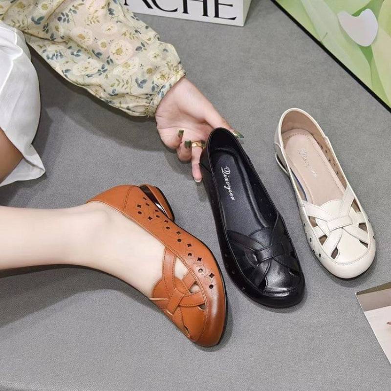 Damen Elegante Halbschuhe mit dekorativen Cut-Outs und komfortabler Dämpfung EB