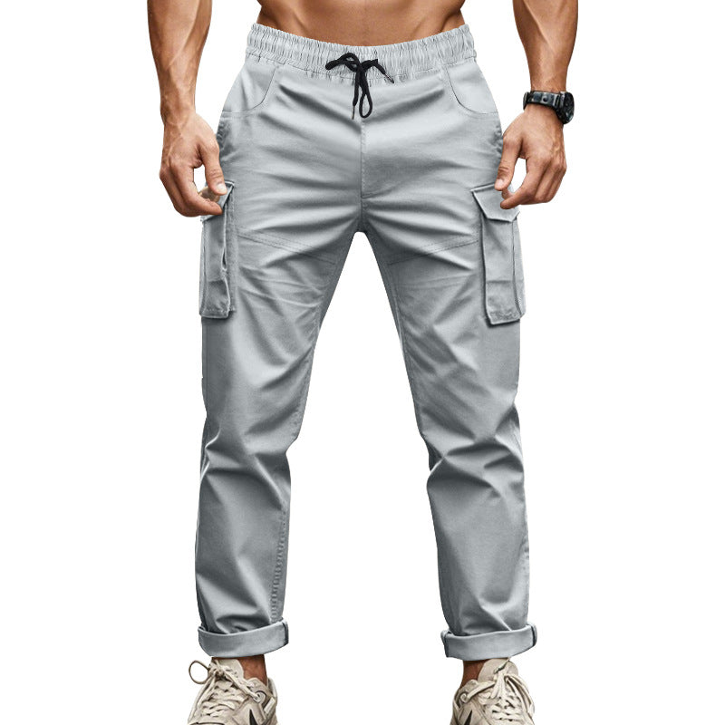 Herren Cargo-Hose mit praktischen Seitentaschen und elastischem Bund EB