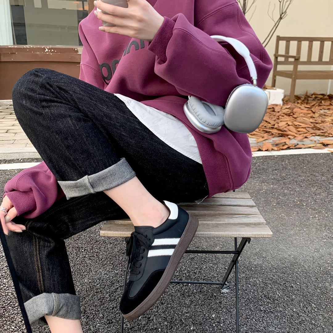 Damen Sneakers im sportiven Retro-Design mit feinem Wildleder und strapazierfähiger Sohle EB
