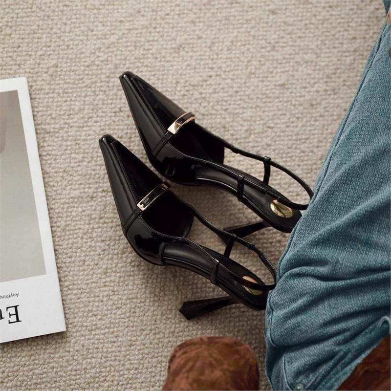 Damen slingback High Heel Schuhe mit elegantem Design und funktionalem Riemen EB